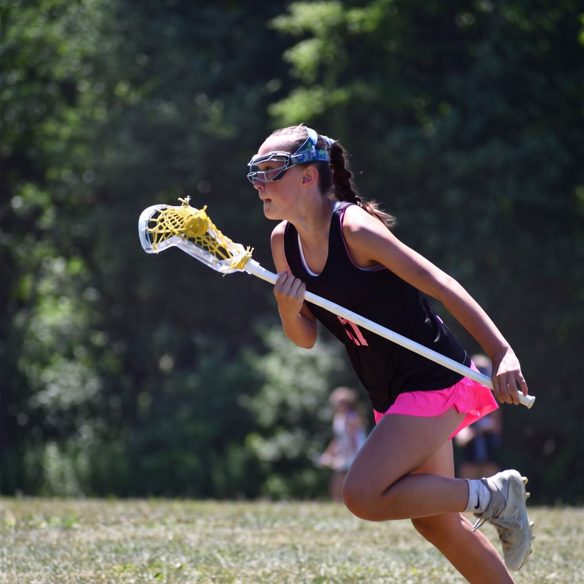 Player cradling into space